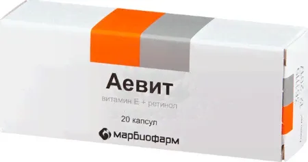 Аевит капсулы 10 масляный раствор витамин А и Е